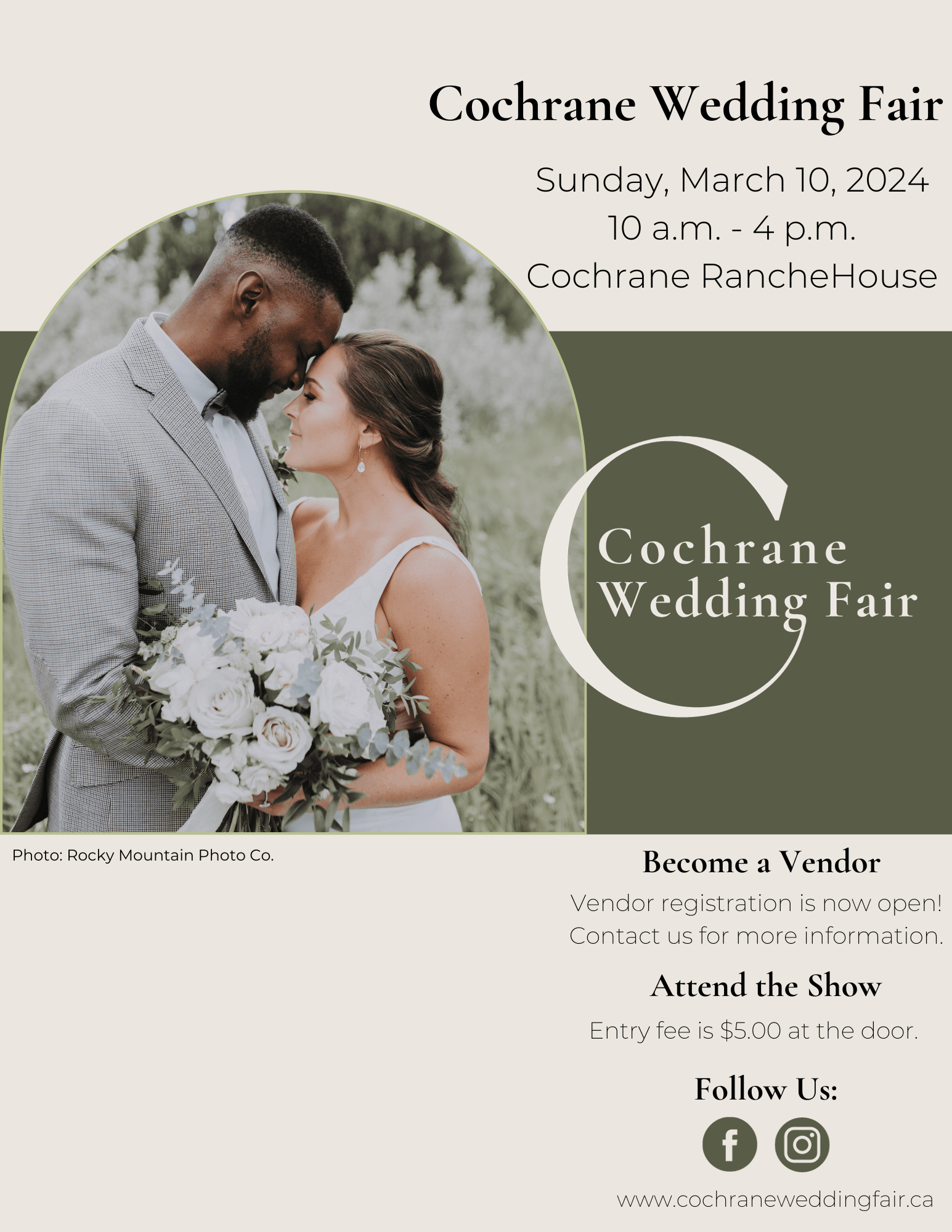 2024 Cochrane Wedding Fair • Urbancasual.ca