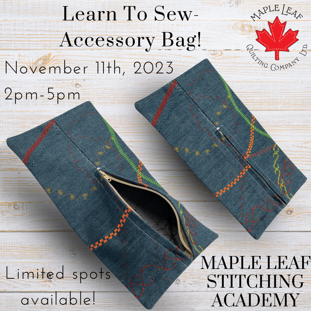 Learn To Sew Accessory Bag • Urban Casual Cochrane